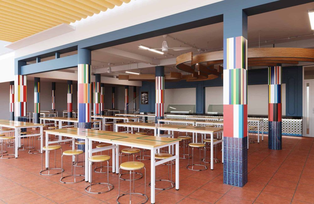 EISHCM – Canteen Interior with Modern Functionality & Charm